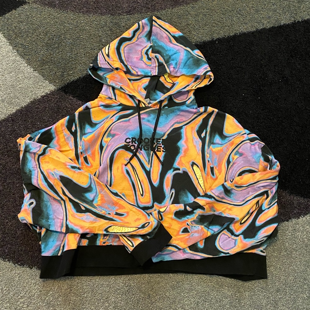 Crooked Tongues Tie Dye Hoodie (XL) - Picture 5 of 7